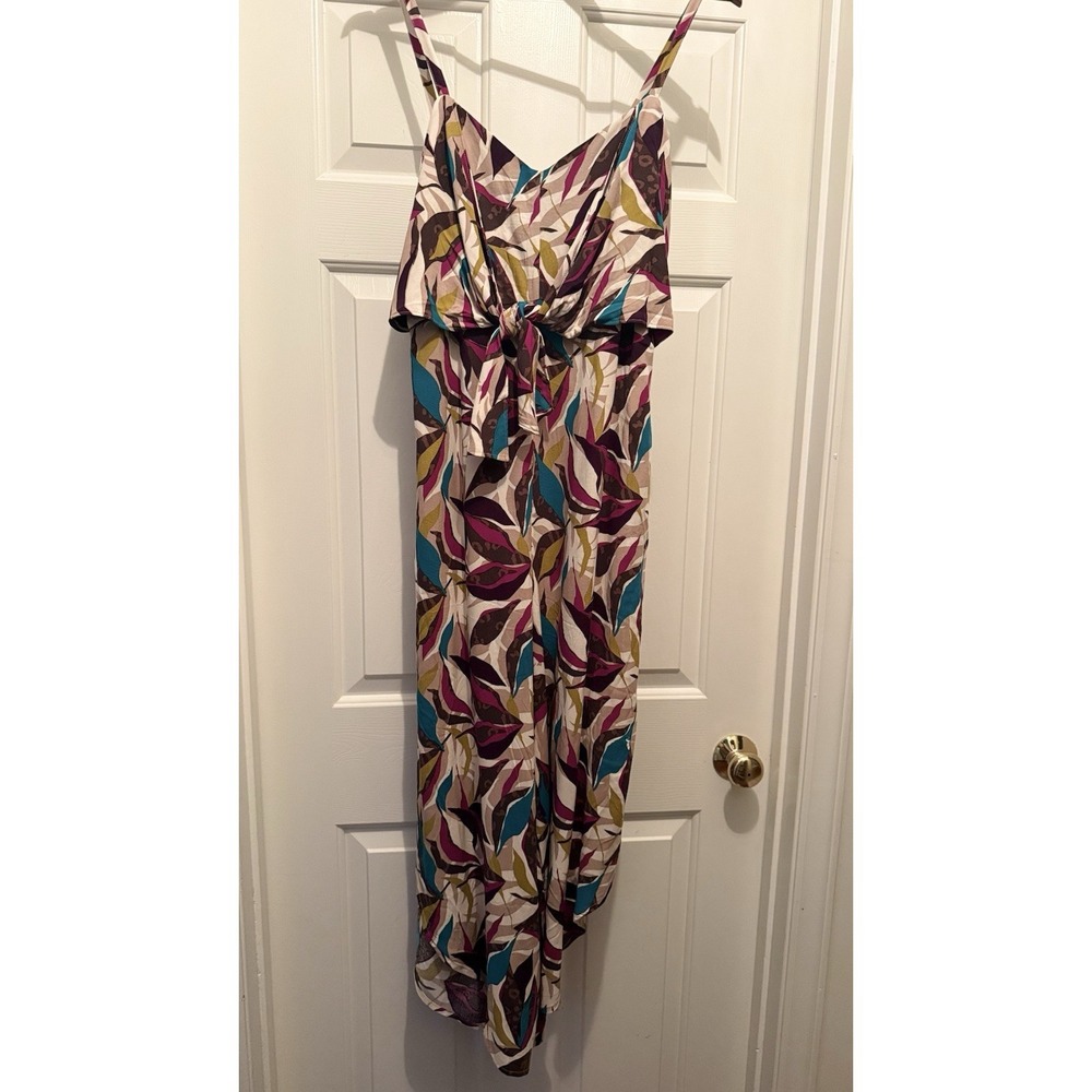 Jumpsuit with Adjustable Straps Size Lg Women's NWT Asymmetrical Leg One Piece